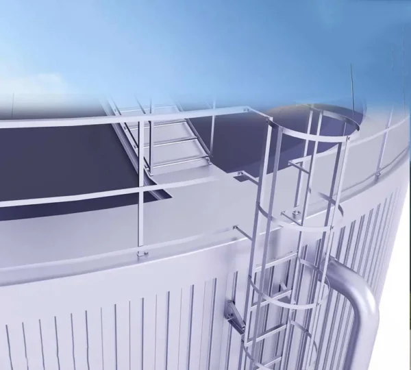 2000m³ Enamel Steel Biogas Tank - Image 3