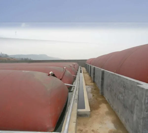1400m³ floating cover biogas project - Image 2