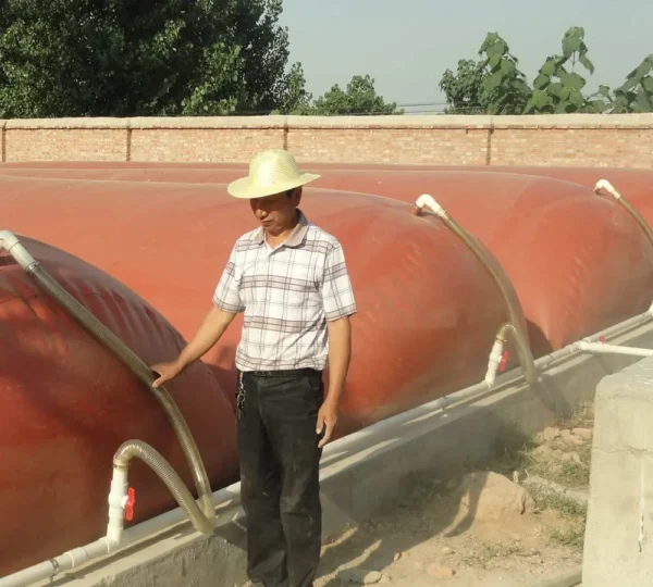1200m³ floating cover biogas project system - Image 2