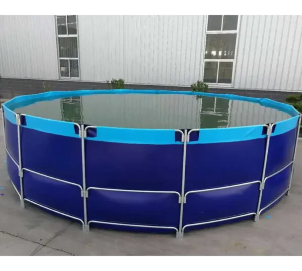 30000L steel framework water tank for RAS fish farm system